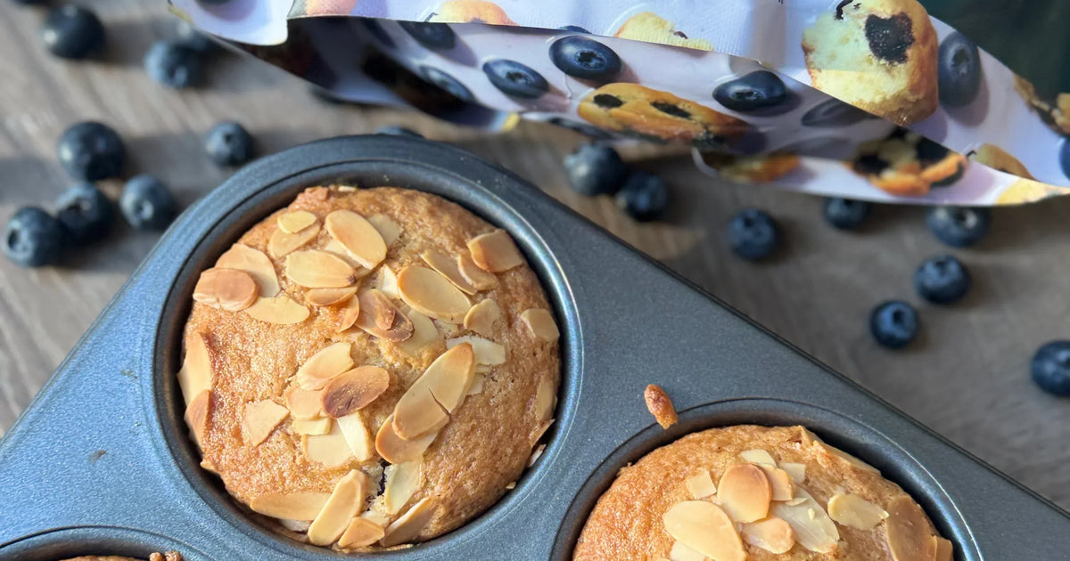 Muffins met bosbessen en proteïne            – Vivo Life EU