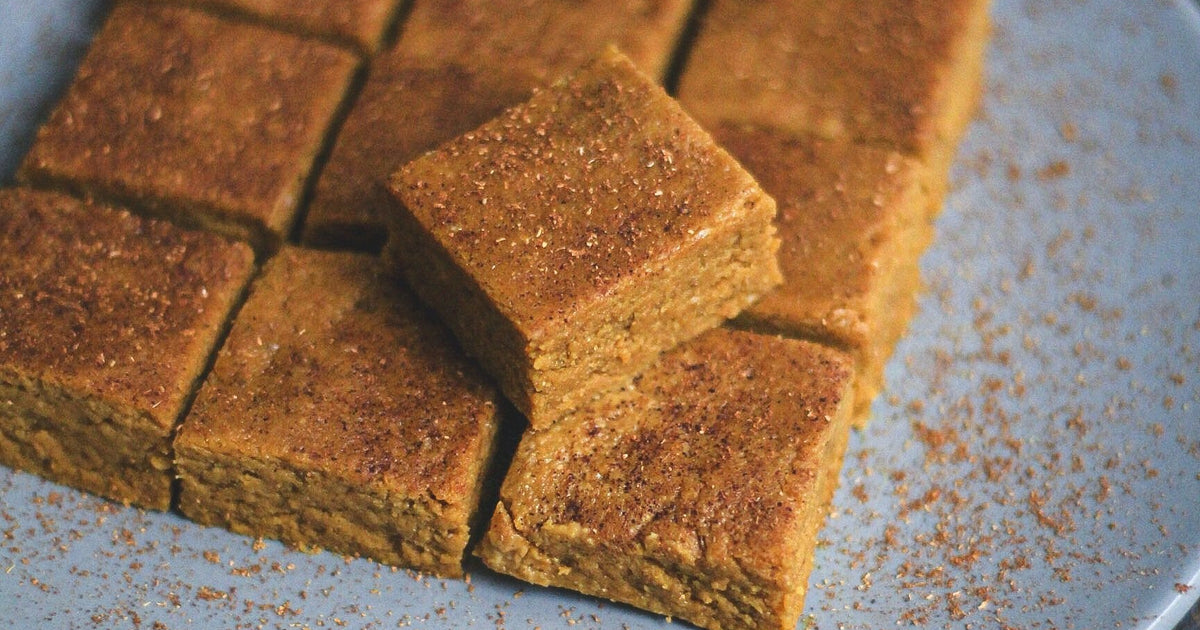 Pumpkin Spice Cashew Butter Fudge Bars – Vivo Life EU