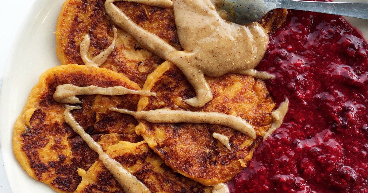 Pumpkin Pie Protein Pancakes with Snickerdoodle Almond Butter – Vivo Life EU