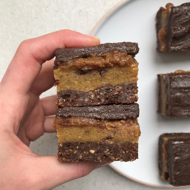 High Protein Salted Caramel Shortbread – Vivo Life EU