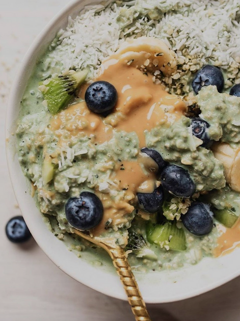 Matcha Coconut Overnight Oats – Vivo Life EU