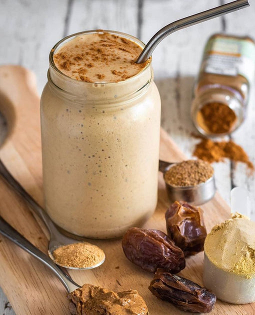 Almond Butter, Maca & Cinnamon Protein Smoothie – Vivo Life EU